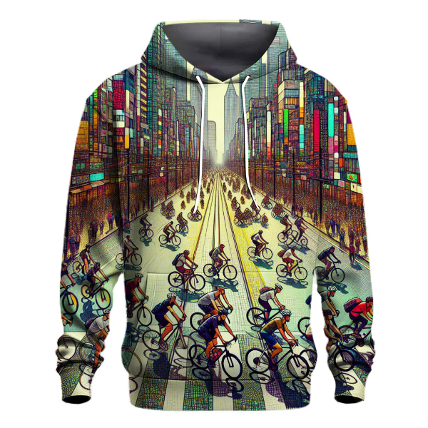 Cycling Through the City Hoodie