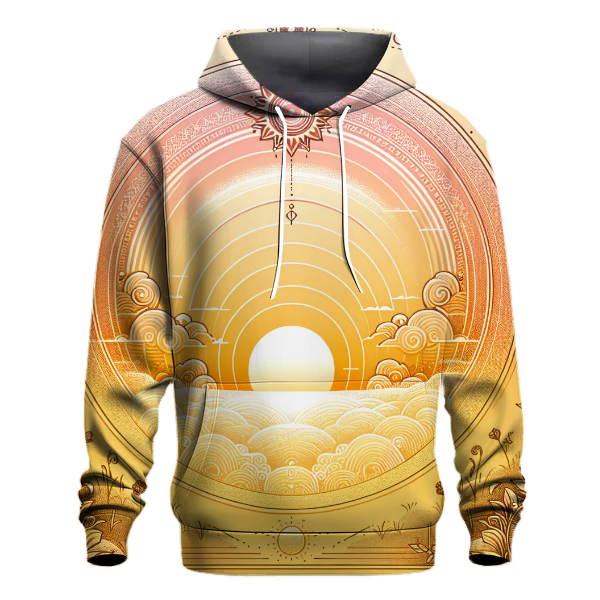 Sunrise Delight Gradient Hoodie