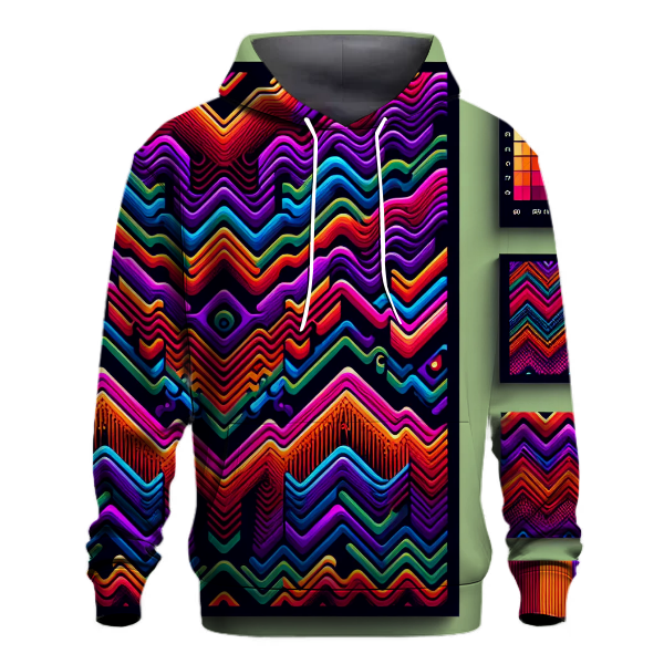 Electric Zigzag Funk Hoodie