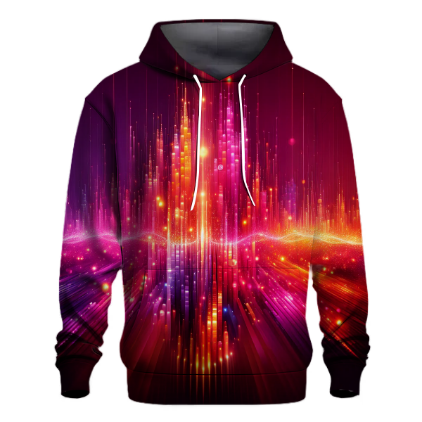Vibrant Festival Glow Hoodie
