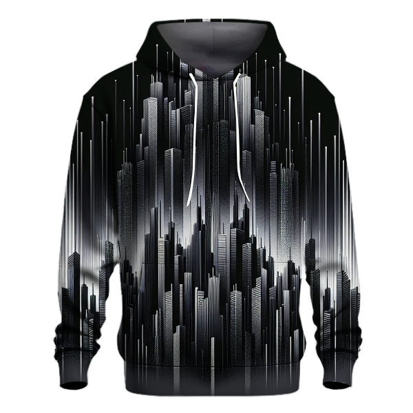 Midnight Cityscape Illusion Hoodie