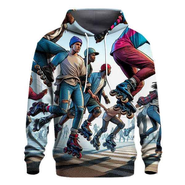 Rollerblading Street Motion Hoodie