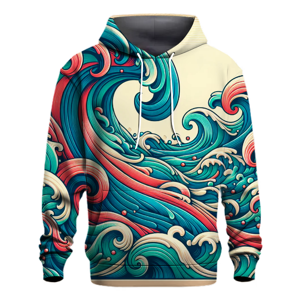 Ocean Waves Hoodie
