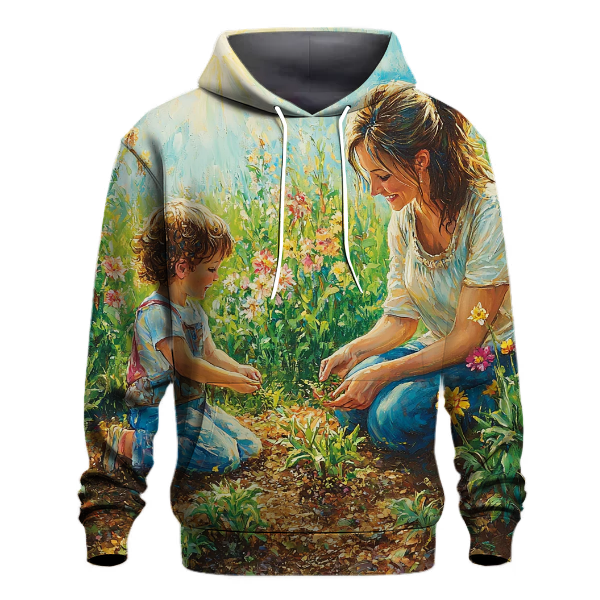The Seed of Growth A Mothers Nurturing Heart Hoodie