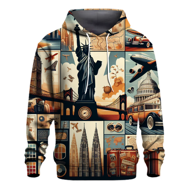 Retro Travel Poster Hoodie