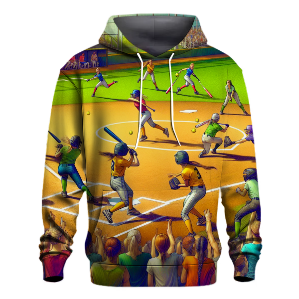 Softball Diamond Star Hoodie