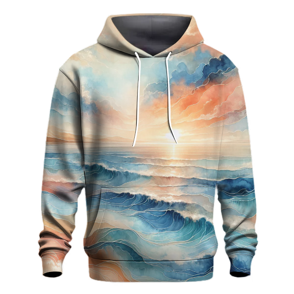 Ocean Sunset Serenity Hoodie