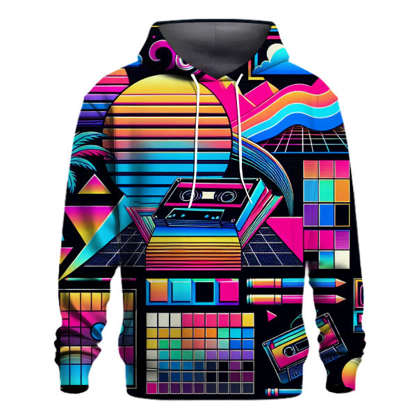 Retro Wave Nostalgia Hoodie