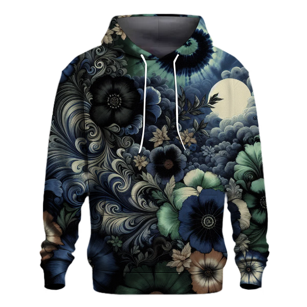 Midnight Garden Bloom Hoodie