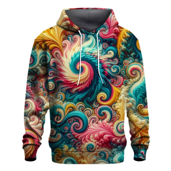 Funky 80s Tie-Dye Hoodie