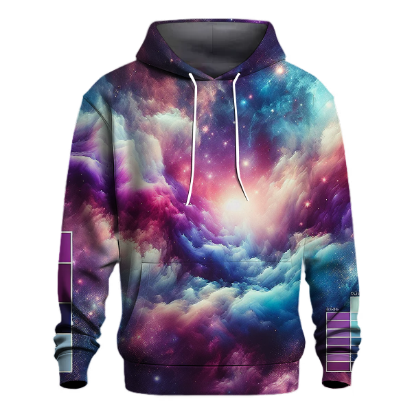 Celestial Nebulae Bloom Hoodie
