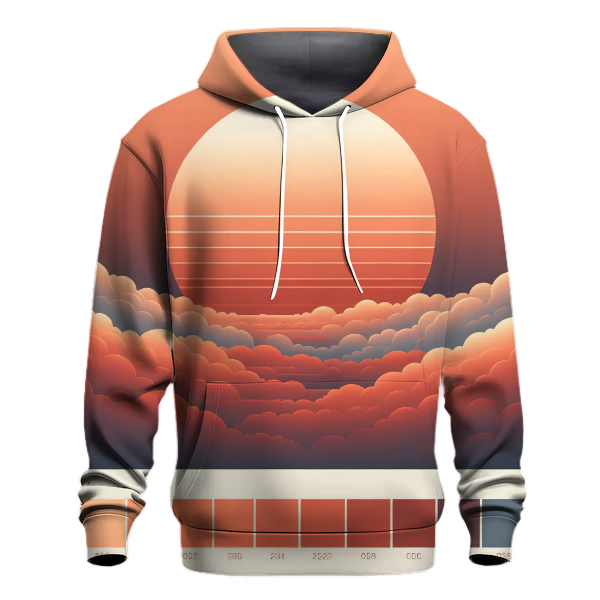 Copper Sunset Sky Hoodie