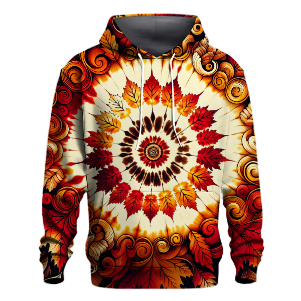 Autumn Harvest Tie-dye Hoodie