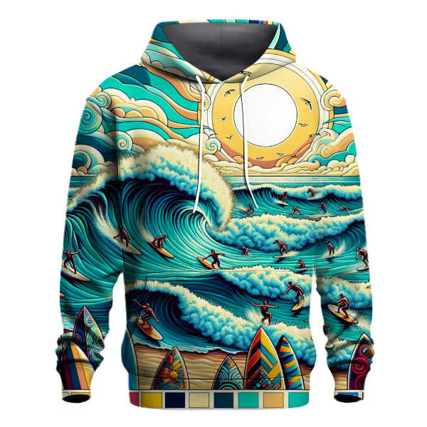 Beach Surfing Spirit Hoodie