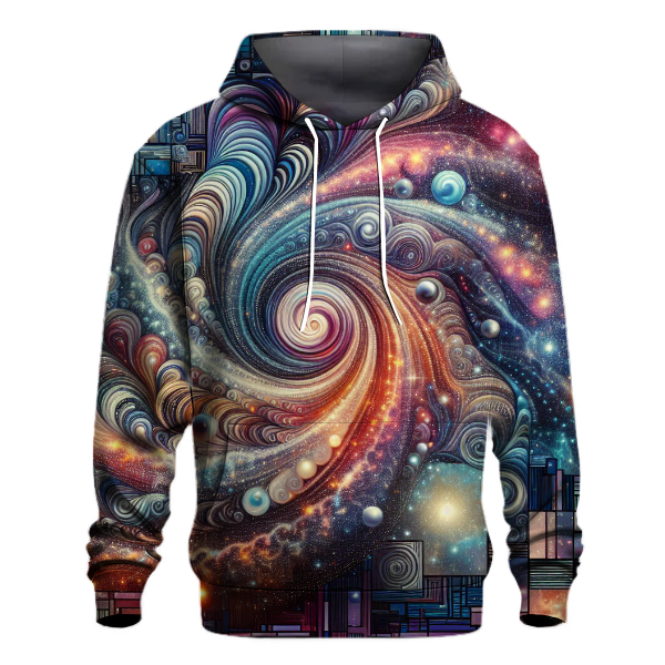Galactic Wave Distortion Hoodie