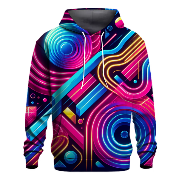 Retro Neon Nights Hoodie