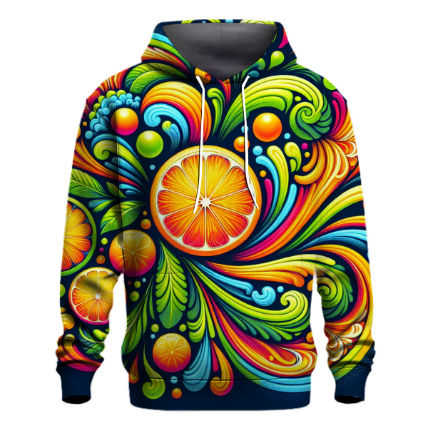Neon Citrus Surge Hoodie