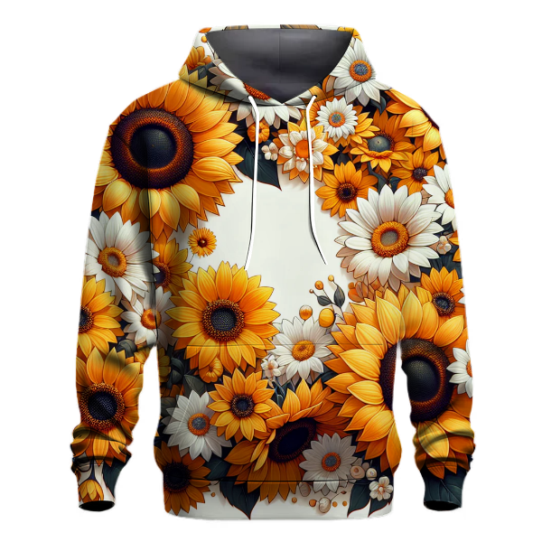 Sunny Floral Dreams Hoodie