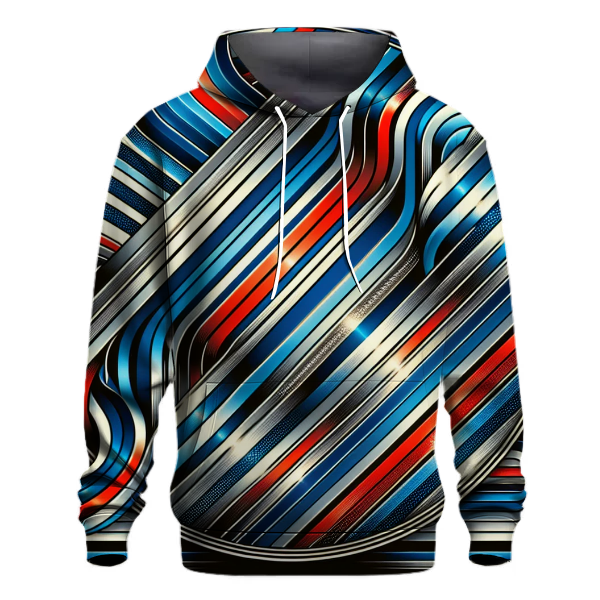 Funky Disco Stripes Hoodie