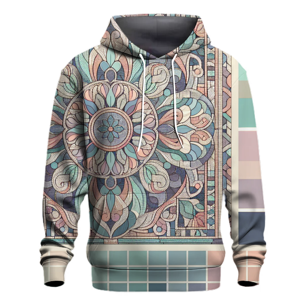 Ethereal Pastel Mosaic Hoodie