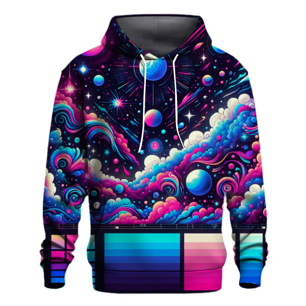 Colorful Cosmic Patterns Hoodie