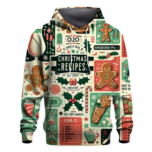 Classic Christmas Recipe Hoodie
