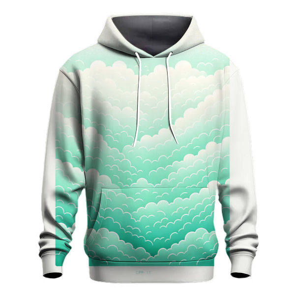 Cool Mint Dream Gradient Hoodie