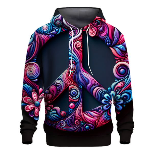 Peace and Love Vibes Hoodie