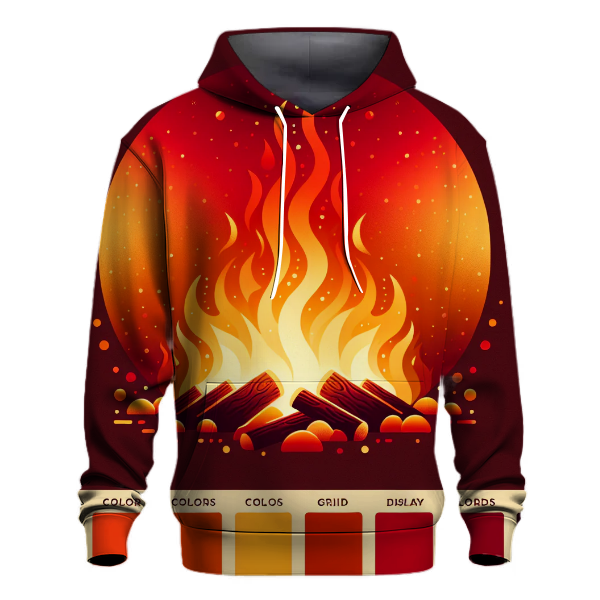 Candlelit Ember Gradient Hoodie