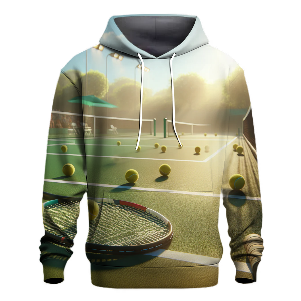 Tennis Court Echo Hoodie