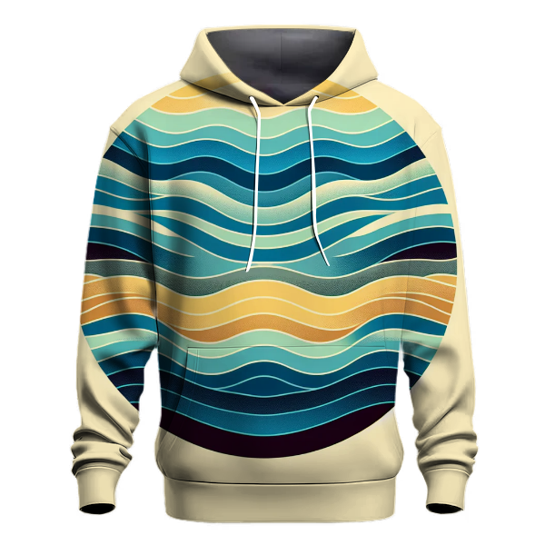 Seaside Sunset Waves Hoodie