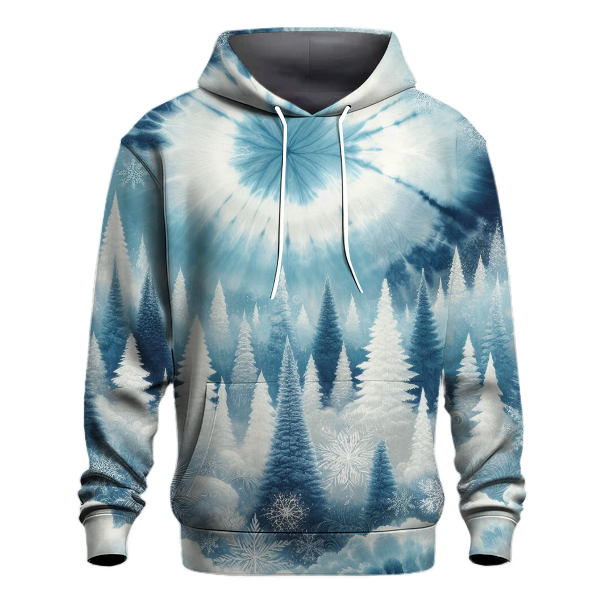 Frozen Forest Tie-Dye Hoodie