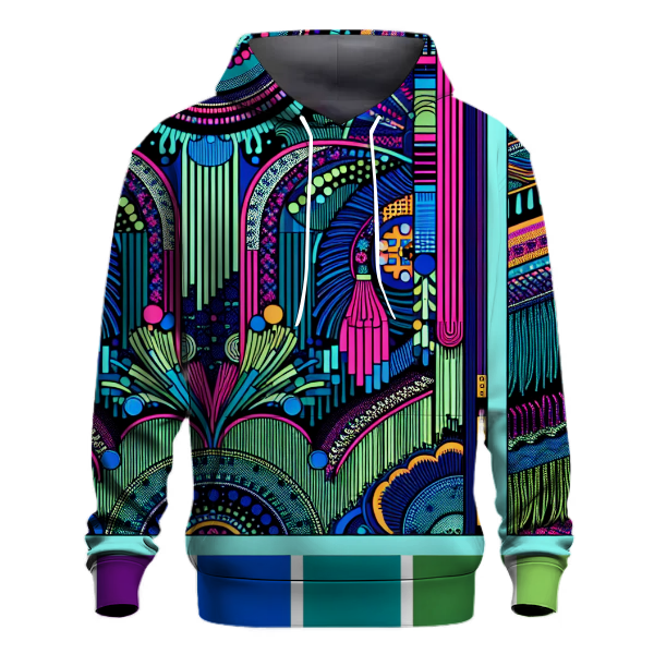 Funky Fringe Fusions Hoodie