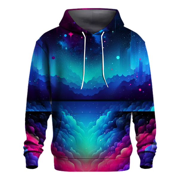 Neon Galaxy Gradient Hoodie