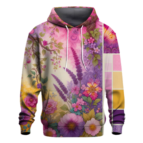 Garden Blooms Tie-Dye Hoodie