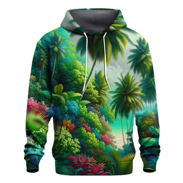 Lush Tropical Retreat Hoodie