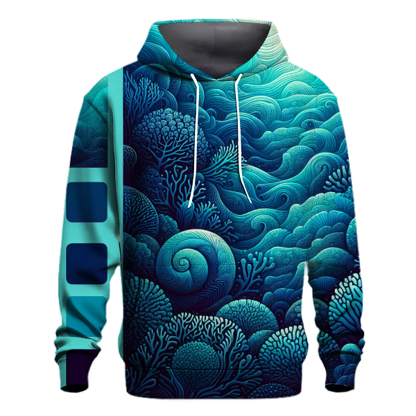 Oceanic Bloom Hoodie