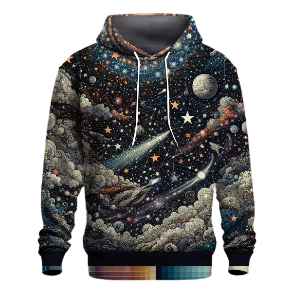 Celestial Skies Tapestry Hoodie
