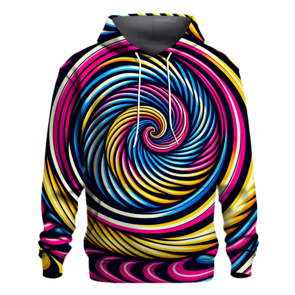 Colorful Tie Dye Spiral Hoodie
