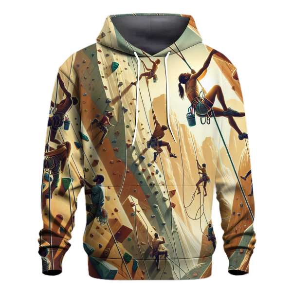 Rock Climbing Courage Hoodie