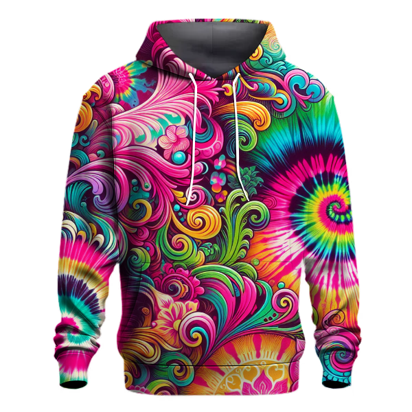 Neon Daze Tie-Dye Hoodie