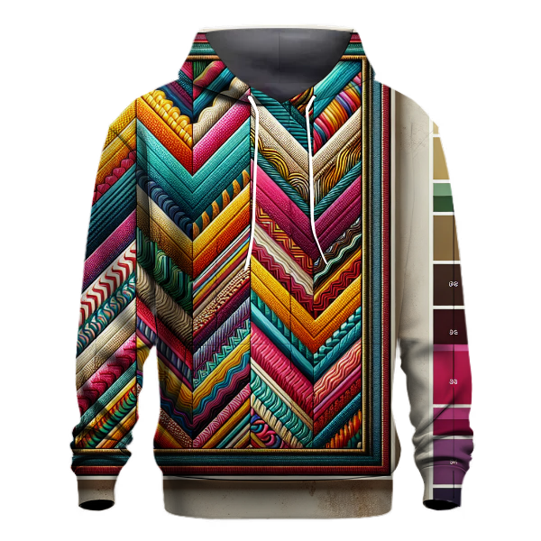Colorful Zigzag Patterns Hoodie