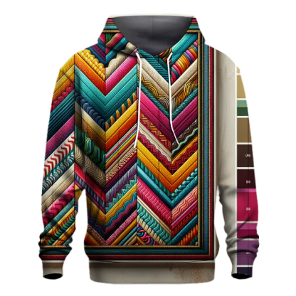 Colorful Zigzag Patterns Hoodie