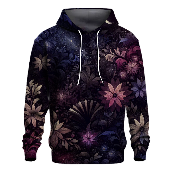 Midnight Garden Blossom Hoodie