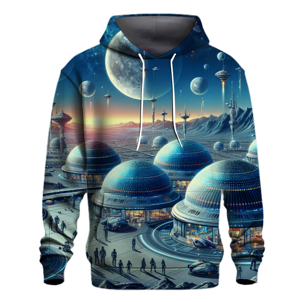 Futuristic Space Colony Hoodie