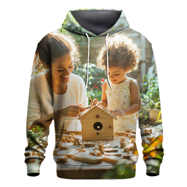 Crafted Connections Building a Birdhouse Together Hoodie
