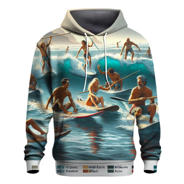Surfing - Ocean Breeze Hoodie