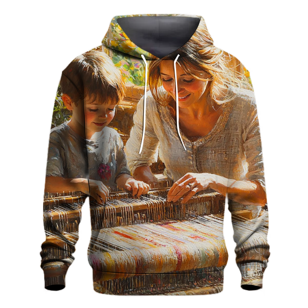 The Thread of Connection Weaving Together Hearts Hoodie