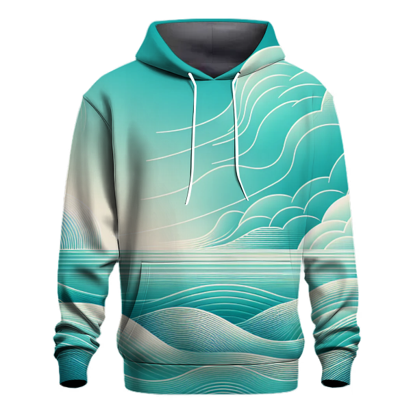 Seafoam Breeze Gradient Hoodie
