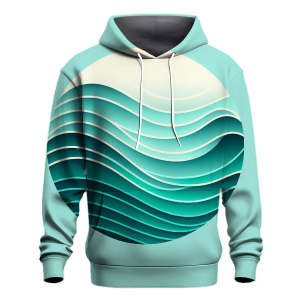 Sea Foam Waves Hoodie